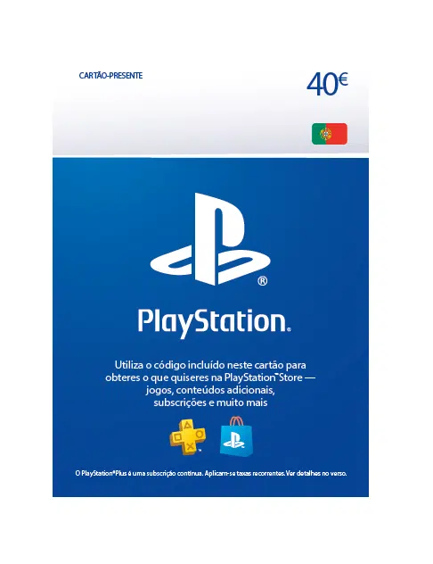 40€ PlayStation Store Gift Card PSN Portugal [Código Digital]