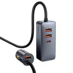 Baseus carregador Multiportas p/ carro