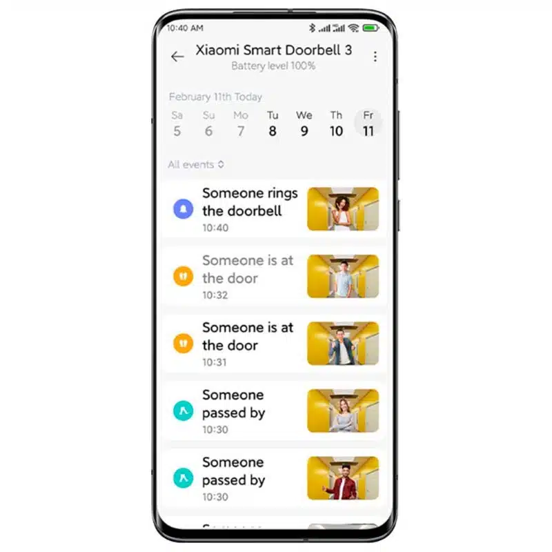 Xiaomi Smart Doorbell 3 Campainha Inteligente com Câmara - Image 2