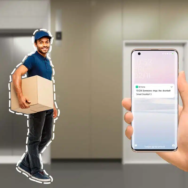 Xiaomi Smart Doorbell 3 Campainha Inteligente com Câmara - Image 3