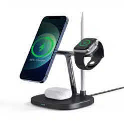 Carregador Wireless com Suporte Magnetico p/ Apple iPhone
