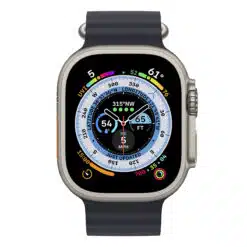 Alternative view of Apple Watch Ultra GPS+Cellular 49mm Titânio c/ Bracelete Ocean Meia-Noite