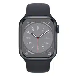 Alternative view of Apple Watch Series 8 GPS 41mm Alumínio Meia-Noite c/ Bracelete Desportiva Meia-Noite