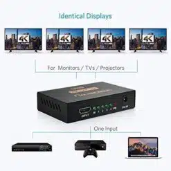 HDMI Spliter 4 em 1   V1.4 Alimentado Compativel Full HD e 4K - Image 5