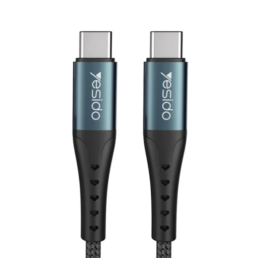 Cabo de Dados Dual Type C Super Resisstente PD60W Nylon 3m  Yesido CA116