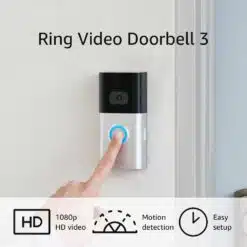 Video Campainha Amazon Doorbell 3  | Vídeo HD, detecção de movimento aprimorada e fácil (Renovada) - Image 6