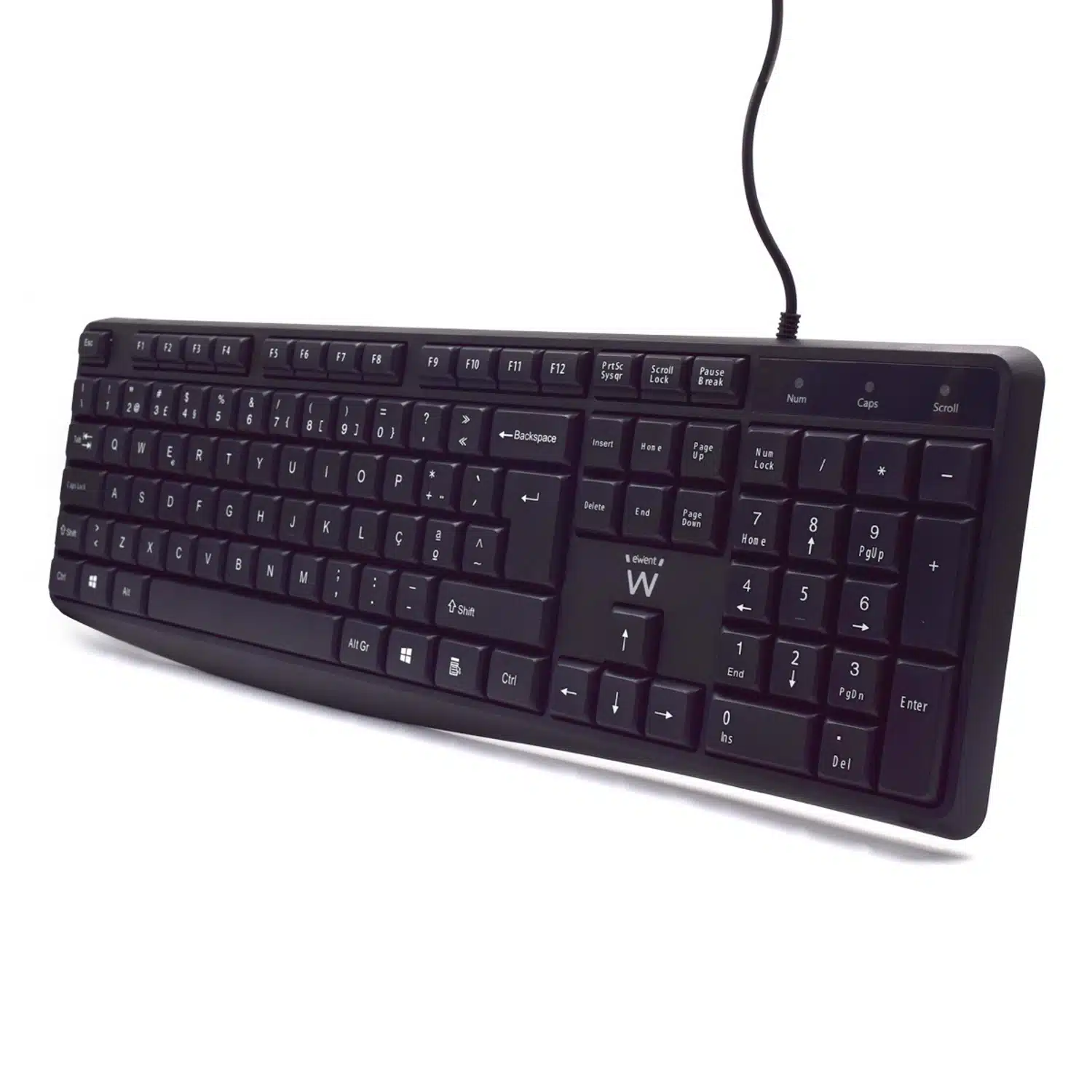 Teclado Ewent EW3002 Business USB Keyboard with Quiet Typing PT Preto - Image 2