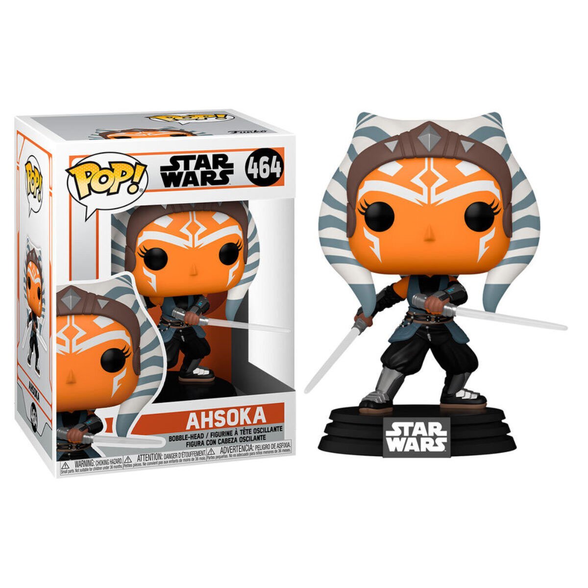 Figura Funko Pop! Vinyl: Star Wars - Ahsoka with Sabers