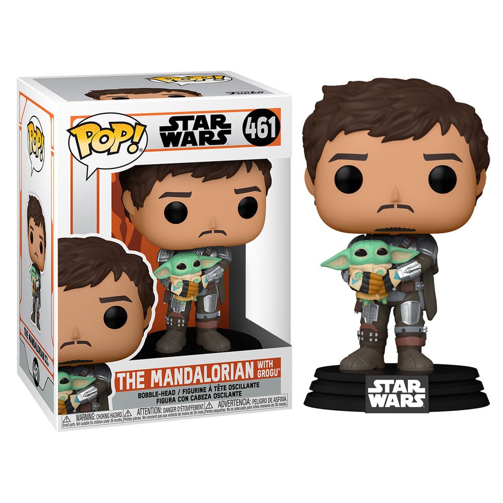 Figura Funko Pop! Vinyl: Star Wars - The Mandalorian With Grogu