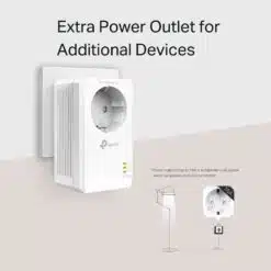 Powerline TP-Link AV1000 Gigabit Passthrough Powerline Starter Kit - Image 5