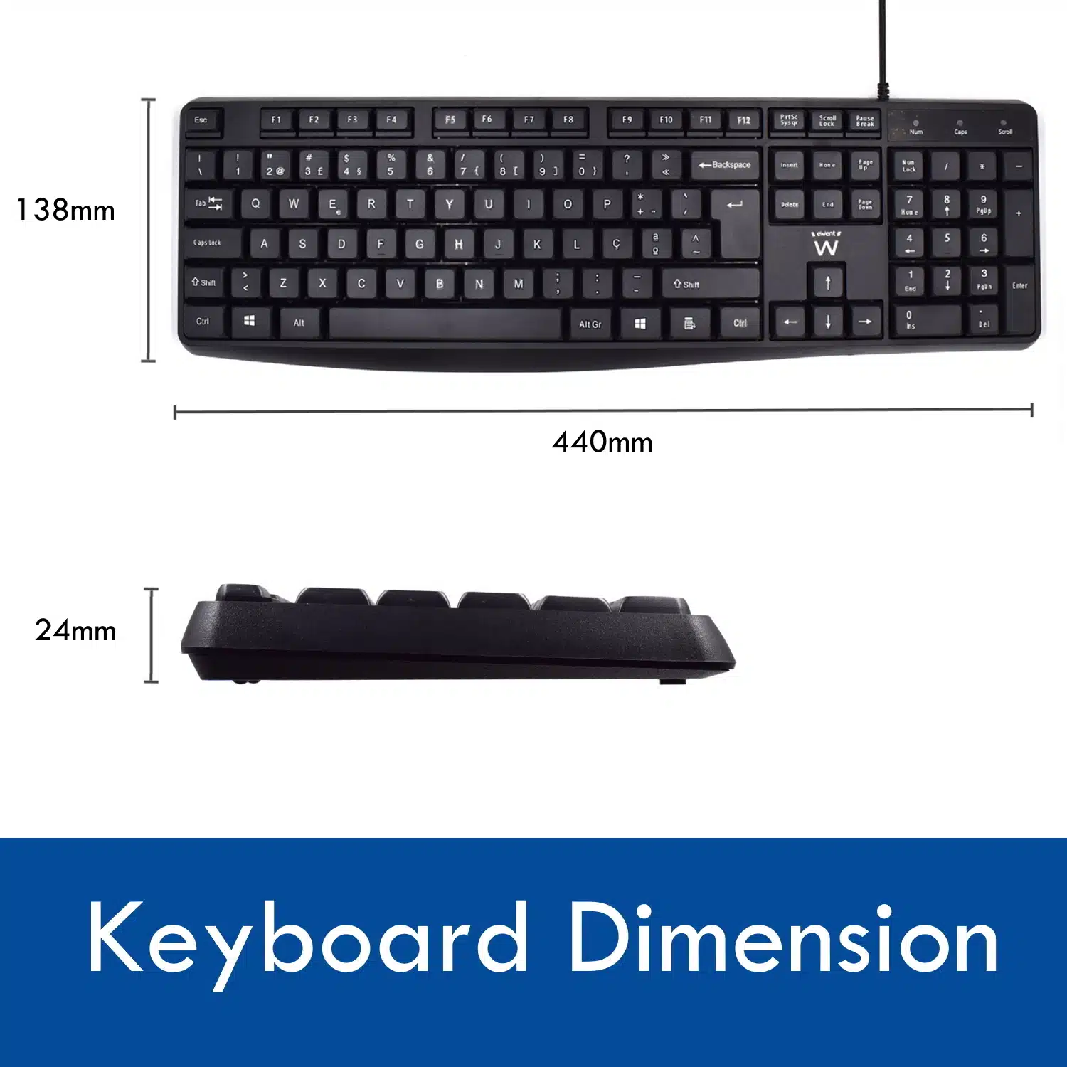 Teclado + Rato Ewent EW3007 PT Preto - Image 3