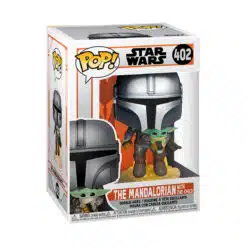 Alternative view of Figura Funko Pop! Vinyl: Star Wars - The Mandalorian Flying with The Child