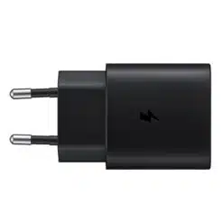 Alternative view of Carregador Samsung Super Fast Charger USB-C c/ cabo 25W Preto (Original)