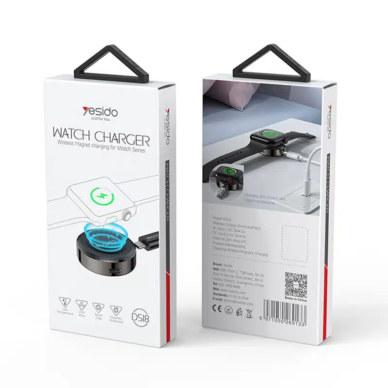 Carregador em Liga de Zinco p/ Apple Watch Yesido DS18 - Image 8