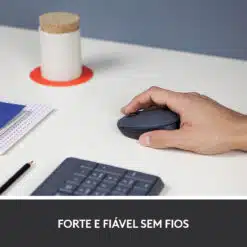 Alternative view of Rato Óptico Logitech M170 Wireless 1000DPI Cinza/Preto