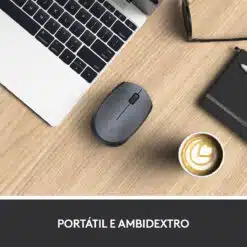 Rato Óptico Logitech M170 Wireless 1000DPI Cinza/Preto - Image 3