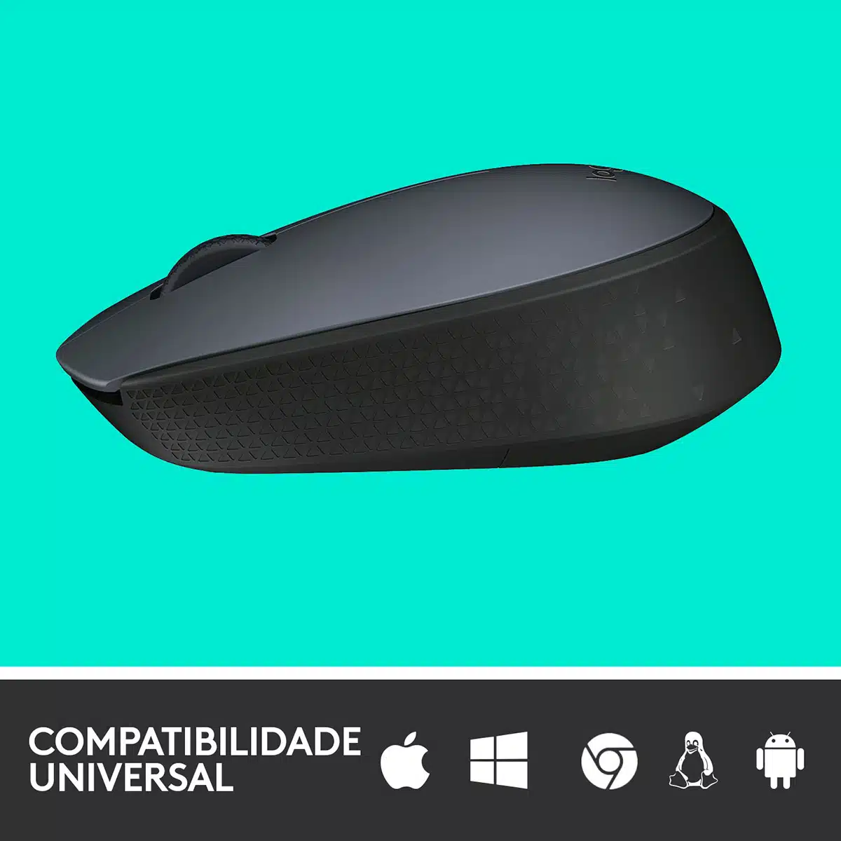 Rato Óptico Logitech M170 Wireless 1000DPI Cinza/Preto - Image 4