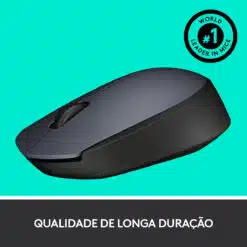Rato Óptico Logitech M170 Wireless 1000DPI Cinza/Preto - Image 5