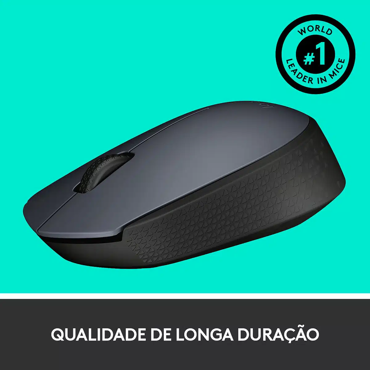 Rato Óptico Logitech M170 Wireless 1000DPI Cinza/Preto - Image 5
