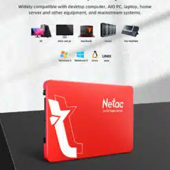 Disco SSD 2.5′ Netac 2TB 3D SATA III até 6Gbs - Image 4