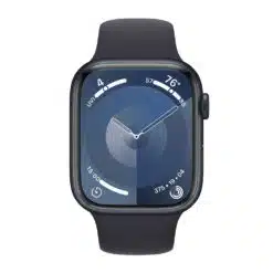 Alternative view of Apple Watch Series 9 GPS + Cellular 45mm Alumínio Meia-Noite c/ Bracelete Desportiva Meia-Noite - Medium/Large