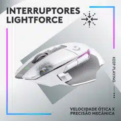 Alternative view of Rato Óptico Logitech G502 X Plus Lightspeed RGB Wireless 25600DPI Gaming Branco