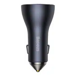 Alternative view of Carregador de Isqueiro Baseus Golden Contactor Pro Car Charger USB-C/USB 65W Cinza Escuro