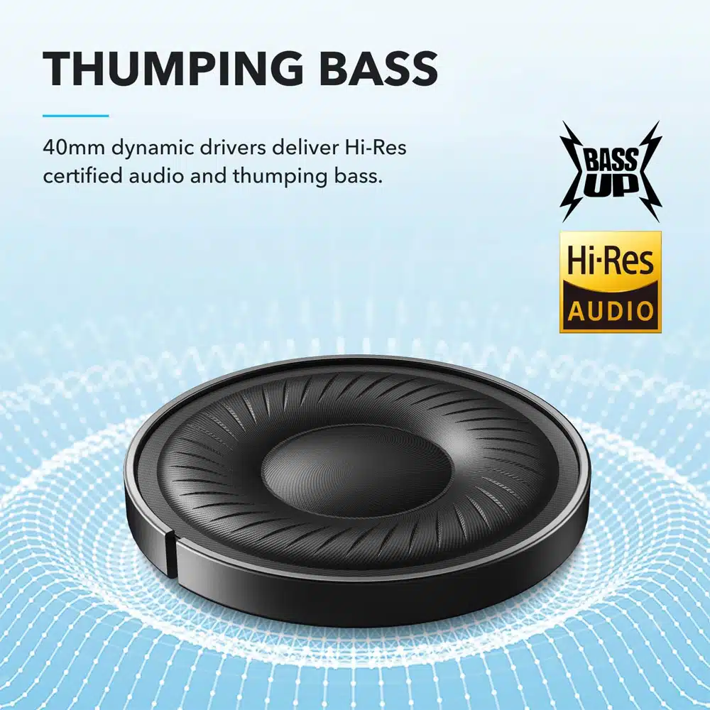 Headphones Anker Soundcore Q20i Bluetooth Hybrid ANC Pretos - Image 6