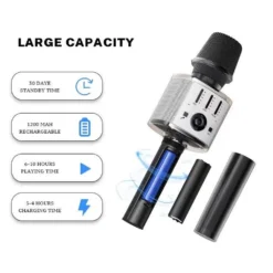 microfone angola de karaoke