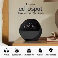Alternative view of Amazon Echo Spot Com Alexa Integrada - Ocean Blue