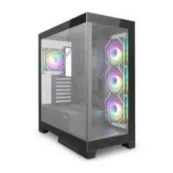 Alternative view of Caixa ATX Zolyd Vexora Tempered Glass ARGB Preta