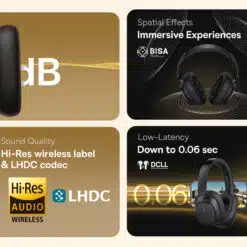 Headphones Baseus Bowie H1 Pro ANC Bluetooth Brancos - Image 9