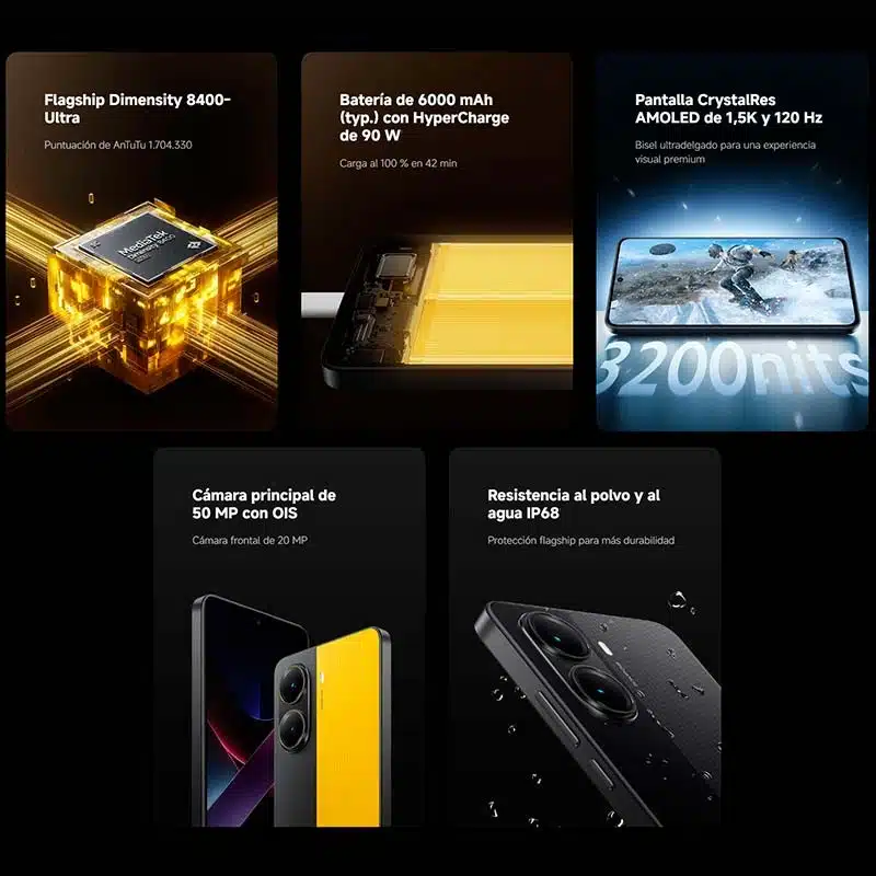 Xiaomi Poco X7 Pro 5G 6.67" Dual SIM 12GB/512GB Black - Image 2