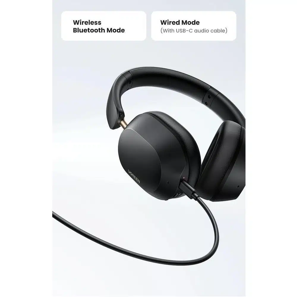 Headphone Bluetooth Ugreen Max5c 75h Espacial Anc 43db Cor Preto - Image 4