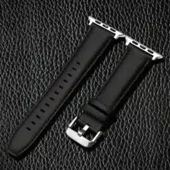 Bracelete de couro para Apple Watch 42,44,45,49mm Yesido WB42 - Preto (a)