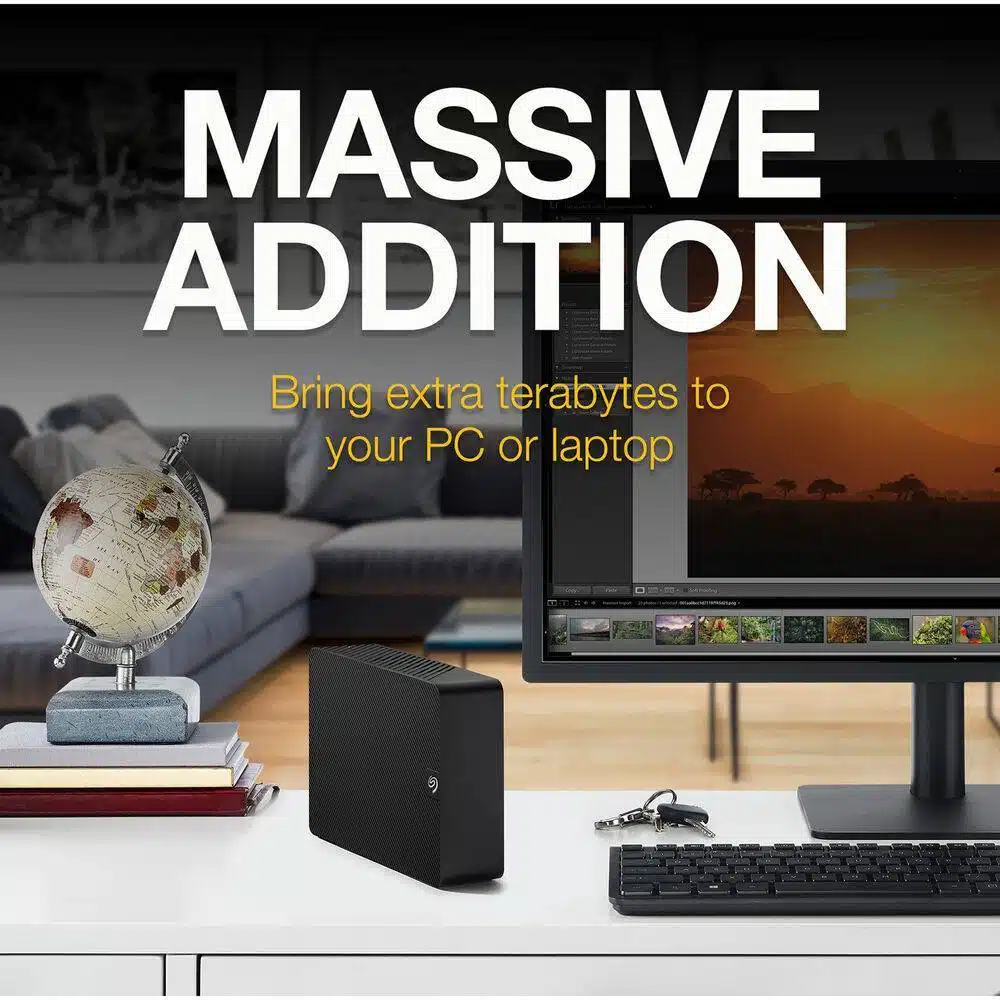 Disco Externo 3.5" Seagate Expansion Desktop 20TB USB 3.0 Preto - Image 2