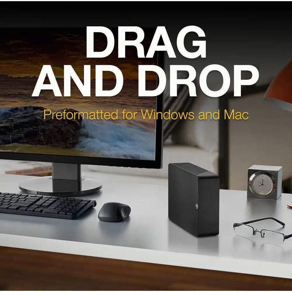 Disco Externo 3.5" Seagate Expansion Desktop 20TB USB 3.0 Preto - Image 3