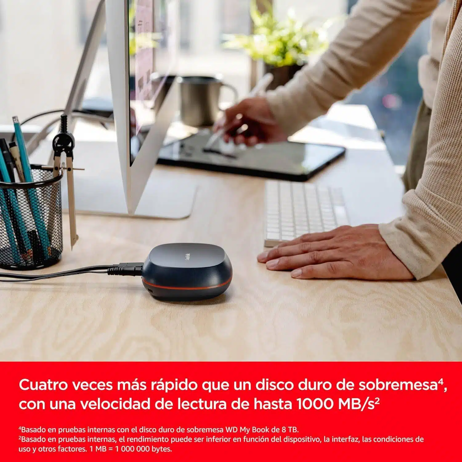 SSD Externo Sandisk Desk Drive 8TB USB-C 3.2 Gen 2 - Image 4