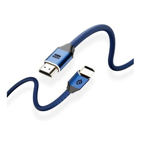 Cabo HDMI trançado Powerology 8K conectores 24K resolução 10K Dolby Atmos eARC - 3m