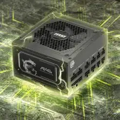 Alternative view of Fonte de Alimentação ATX MSI MAG A750GL PCIE5 II 750W ATX 3.1/PCIe 5.1 80 Plus Gold Full Modular