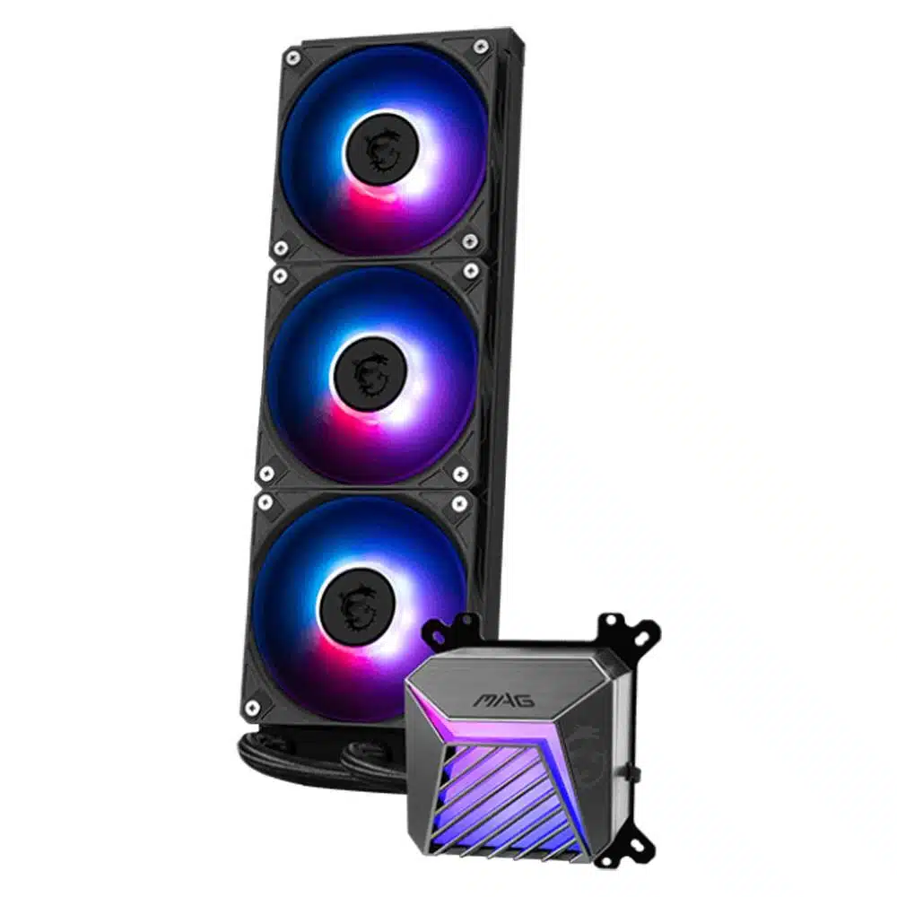 Water Cooler CPU MSI MAG CoreLiquid A15 360mm ARGB All-In-One Preto - Image 4