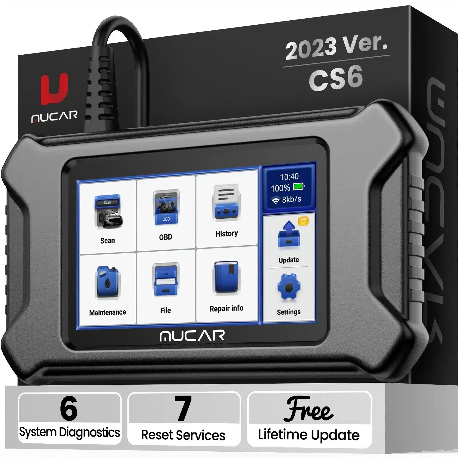 Scanner de Diagnóstico Automóvel MUCAR-CS6 - Image 8