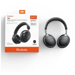 Auscultadores Bluetooth com cancelamento de ruído ativo superior (ANC) Mcdodo T02