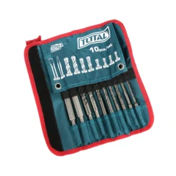 Conjunto de 10 brocas e cinzéis para furadeira de impacto TACSD19101