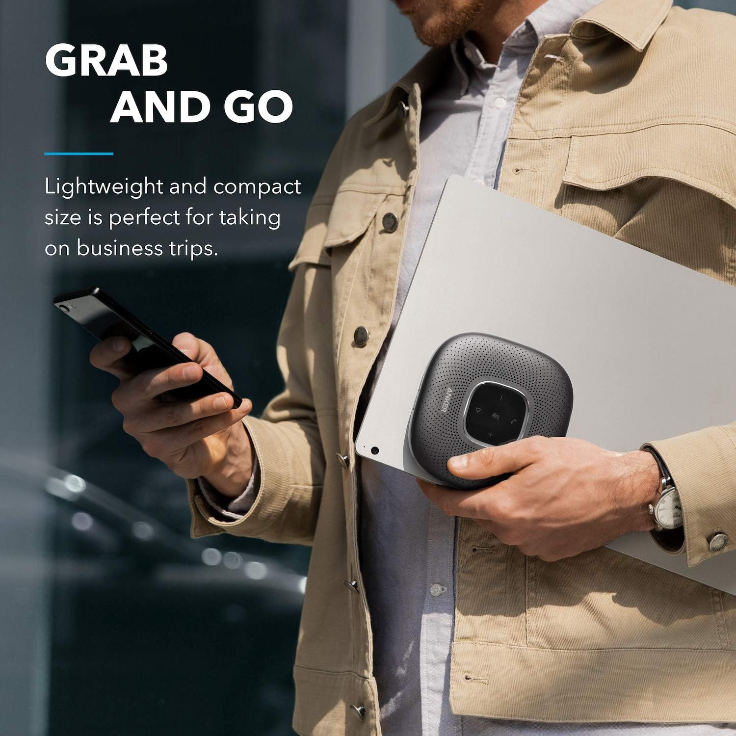 Anker PowerConf Viva-voz, Alto-falante para Conferências com Certificação Zoom