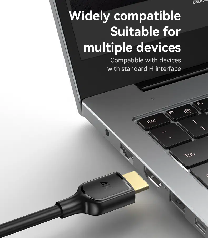 Cabo HDMI de 1,8 m com interface banhada a ouro 4K a 30 Hz HM16 - Imagem 6