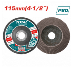 disco de polimento total de metal / aço inoxidável 115mm P60