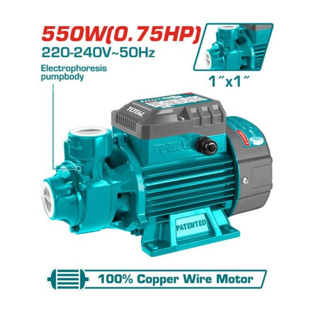 Eletrobomba Bomba de água de 550W e 0,75 Cavalos - Image 2