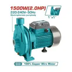 Bomba de água centrífuga TOTAL 1500W | 2,0HP – 1″ (TWP215006)