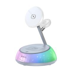 DS17 Carregador de mesa dobrável magnético 3 em 1 de alta qualidade para carregamento sem fio do iPhone